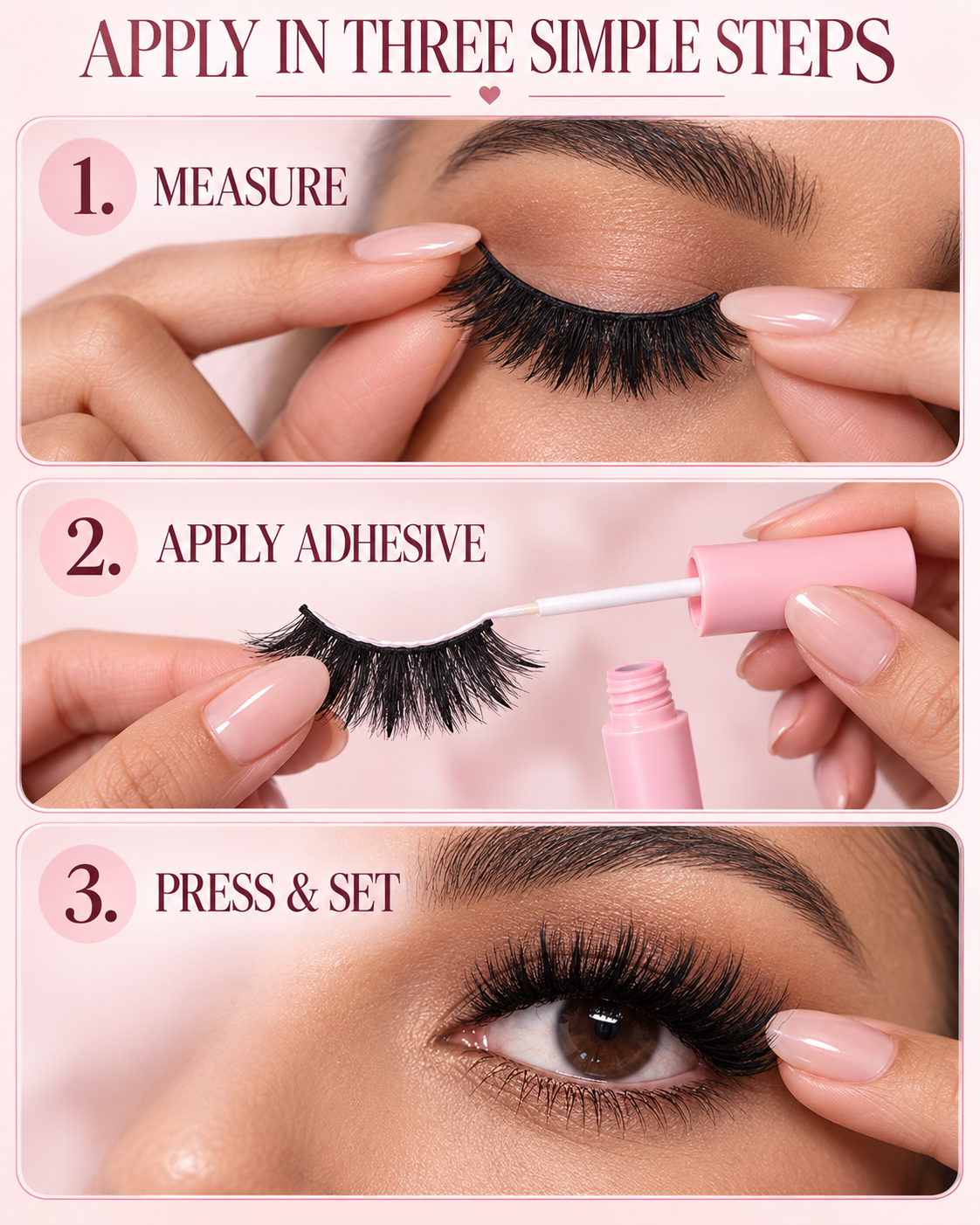 Lashora™ 7-Pair Faux Mink Lash Kit